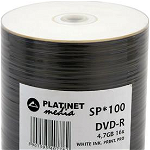 DVD-R, 4.7Gb, 16X , Printabil PRO, Platinet , [41012], set 100 buc, Platinet