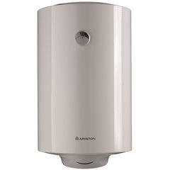 Boiler termoelectric Ariston Pro R VTS 120 EU, 2000 W, 120 l, 0.8 Mpa, Serpentina pe partea stanga, Izolatie termica, Protectie electrica IPX4, Reglaj extern de temperatura, Ariston
