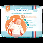 Scutece bio hipoalergence pentru nou nascuti 3-6kg marimea 2, 30 bucati, Carryboo, Carryboo