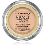 Max Factor Miracle Touch fond de ten crema hidratant SPF 30 culoare 040 Creamy Ivory 11,5 g, Max Factor