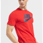 Nike, Tricou cu imprimeu logo Icon Futura, Rosu