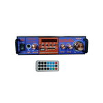 Amplificator Audio Bluetooth , Cu Modul Usb , Sd Card , Telecomanda ,1 Intrare Microfon, Radio Fm, Teli