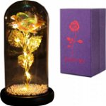 Cupola cu trandafir SUOHINAO, LED, plastic/sticla, multicolor, 