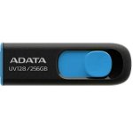 Memorie USB ADATA UV128, 256GB, USB 3.2, Negru/Albastru