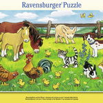 Puzzle animale pe pajiste 15 piese Ravensburger, Ravensburger