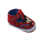 Pantofiori bebe, rosii, Mickey Mouse, Prichindel