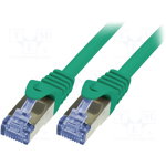 Cablu de retea , Logilink , Cat.6A 10G S/FTP PIMF PrimeLine , 5 m , verde, LogiLink
