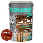 Lac 3 in 1 Savana garduri si cabane, mahon, pe baza de apa, interior / exterior, 5 l, Savana