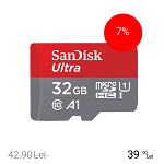 SANDISK Card Memorie MicroSDHC Ultra 32GB, SANDISK