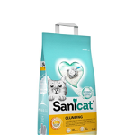 SANICAT Clumping 10 L asternut din bentonita pentru litiera pisicilor, fara miros, SANICAT