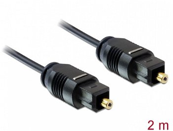 Cablu Audio Toslink Standard male - male 2 m, DELOCK