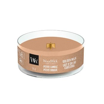Lumanare parfumata - Petite - Golden Milk | WoodWick, WoodWick