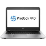 Laptop ultraportabil HP Probook 440 G4 cu procesor Intel® Core™ i5-7200U 2.50 GHz, Kaby Lake™, 14'', Full HD, 4GB, 128GB SSD, Intel® HD Graphics 620, Free DOS, Silver