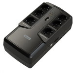 UPS  MUSTEK PowerMust   600 Line Interactive LCD (600VA / 360W), Schuko(2), AVR, USB, "600-LCD-LI-T10" (include timbru verde 3 lei), MUSTEK