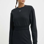 Reebok Classic bluza Wardrobe Essentials femei, culoarea negru, neted, 100075539, Reebok Classic