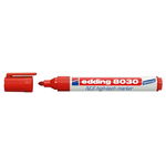 Marker permanent Edding 8030 varf rotund 1.5-3 mm rosu, Edding