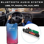 Modul Bluetooth, MP3, radio FM, citire USB TF, afisaj LED, intrare AUX, telecomanda
