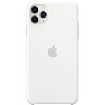 Husa Cover Silicone Apple pentru iPhone 11 Pro Max Alb, Apple