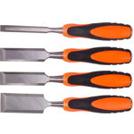 Set Dalti Lemn cu Maner de Plastic + TPR, EvoTools, Marimi 6, 10, 16, 20 mm, 