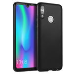 Husa full cover 360 folie sticla pentru huawei honor 10 lite negru, 