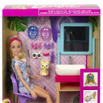Set de joaca Barbie Self Care - O zi la salonul de cosmetica