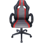 Scaun gaming SPACER SPCH-ELITE-RED, piele ecologica + material textil, max. 120 kg, Negru-Rosu