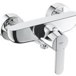 Baterie cada, Grohe Get 32888000, monocomanda, montaj aplicat, finisaj cromat, Argintiu, Grohe