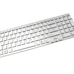 Tastatura argintie Sony Vaio VPC CB layout US fara rama enter mic
