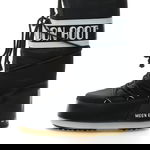 Moon Boot, Apreschiuri negre fara inchidere Negru/Albastru, Negru