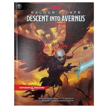 Carte D&D Baldur's Gate Descent into Avernus Adventure Book, D&D