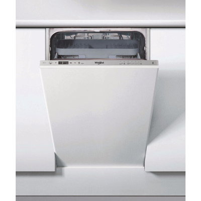 Masina de spalat vase slim incorporabila Whirlpool WSIC3M27C, 10 seturi, 6 programe, 6th Sense, Clasa E