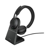 Casti Evolve2 65, headset (black, Microsoft Teams, USB-A, charging station), Jabra