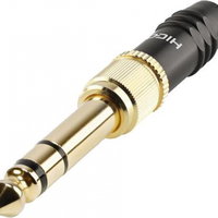 Conector de lipit jack stereo 3.5mm + adaptor insurubabil jack stereo 6.35mm, HICON HI-J3563S, HICON