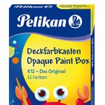 Acuarele Pelikan, 12 Culori, Detasabile + Alb De Zinc, Pelikan