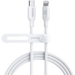 Cablu Anker Bio 541 USB C, compatibil cu Apple, MFI, 1.8 m, Alb