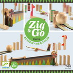 Zig and Go Djeco, set de constructie cu 27 piese, Bila cea mai mare, Djeco