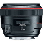 Obiectiv EF 50mm f/1.2 L USM  Full Frame Standard Negru, Canon