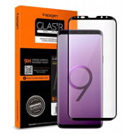 Folie sticla Case friendly Spigen GLAS.tR compatibila cu Samsung Galaxy S9 Plus Black