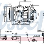 Compresor clima auto aer conditionat potrivit LEXUS NX; TOYOTA CAMRY, HIGHLANDER KLUGER, RAV 4 IV 2.0 2.5 2.7 12.12-, Airstal