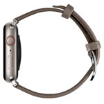 Curea piele Spigen Kajuk compatibila cu Apple Watch 4/5/6/7/8/SE 40/41mm Khaki, Spigen