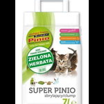 Asternut pentru pisici Super Pinio, Ceai Verde, 7l