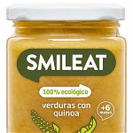 Piure BIO cu legume si quinoa, +6 luni Smileat, Smileat