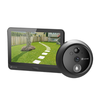 Vizor electronic smart EZVIZ, Wi-Fi, FullHD 1080P, monitor 4.3 inch, acumulator 4600mAh, slot SDcard CS-HP4(2WPFBS), EZVIZ