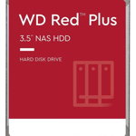Hard Disk Desktop Western Digital WD Red Plus 8TB 5400RPM SATA III, Western Digital
