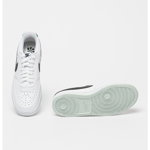 Nike, Pantofi sport de piele ecologica Court Vision Low Next Nature, Negru stins/Alb optic