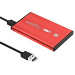 Qoltec 2.5` SATA III - dofă USB 3.0 (51860), Qoltec