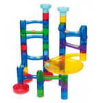 Set de Curse Galt cu Bilute de Sticla Marble Run Fosforescent