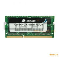 Memorie Corsair 4GB DDR3 1600MHz 9-9-9-24 radiator cmx4gx3m1a1600c9