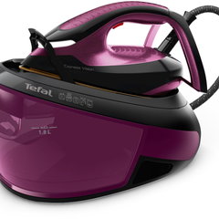 Tefal Statie de calcat Tefal Express Vision SV8152E0, 2800W, presiune 6.9 bari, jet de abur 480 g/min, abur variabil 0-130 g/min, rezervor detasabil 1.8L, varf iluminare LED, colector calcar, oprire automata, talpa Durilium airglide autoclean, Violet, Tefal Tefal Statie de calcat Tefal Express Vision SV8152E0, 2800W, presiune 6.9 bari, jet de abur 480 g/min, abur variabil 0-130 g/min, rezervor detasabil 1.8L, varf iluminare LED, colector calcar, oprire automata, talpa Durilium airglide autoclean, Violet, Tefal