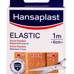 Hansaplast Plasturi 1m x6 cm Elastic Waterproof 
